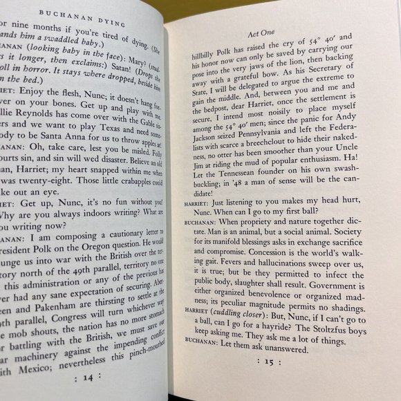 JOHN UPDIKE Buchanan Dying: A Play—1974 Andre Deutsch Hardcover—1st Ed. Signed! - Picture 4 of 4